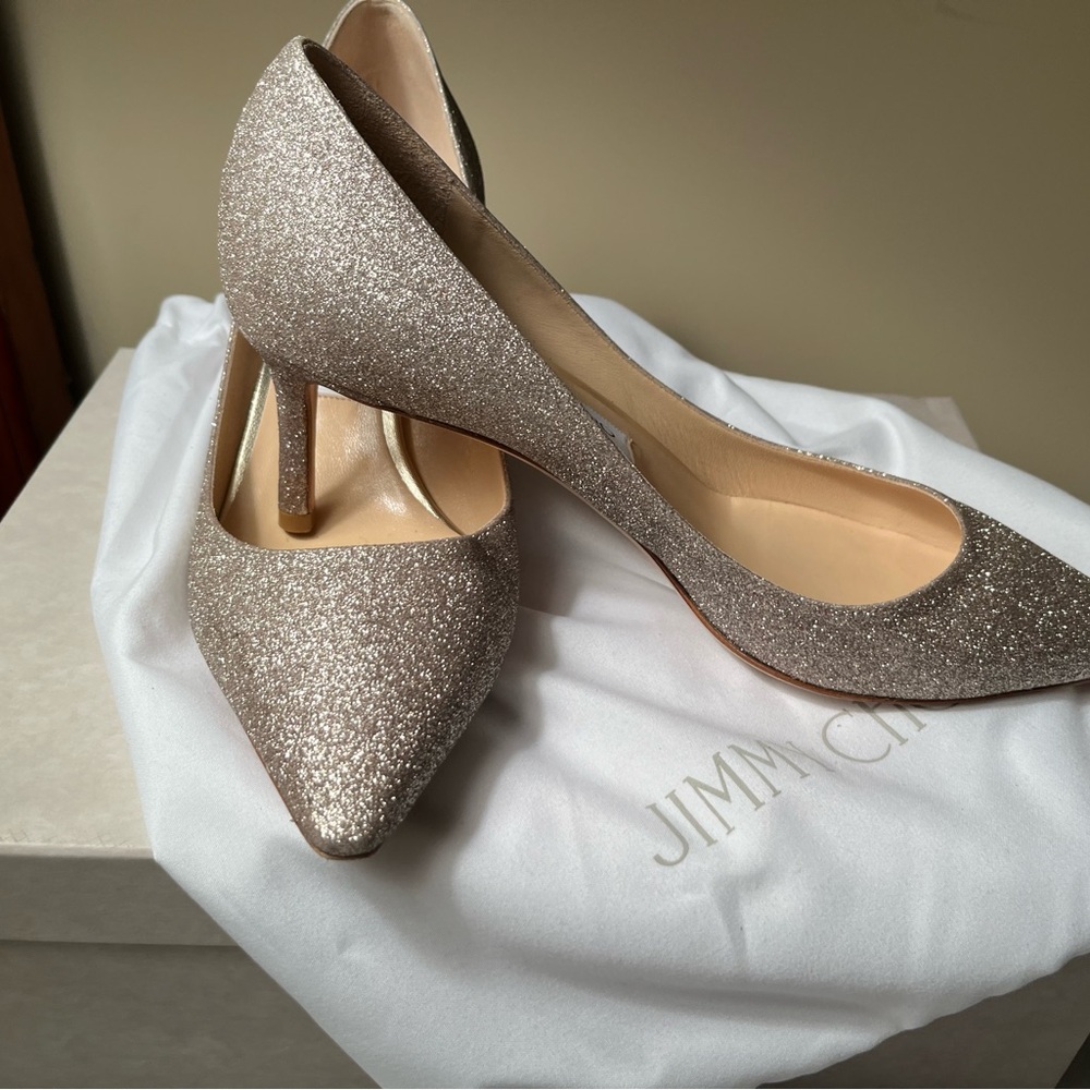 Jimmy Choo sparkling pumps